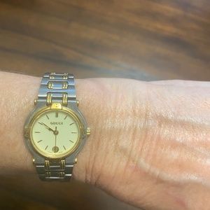 GUCCI Two Tone Watch